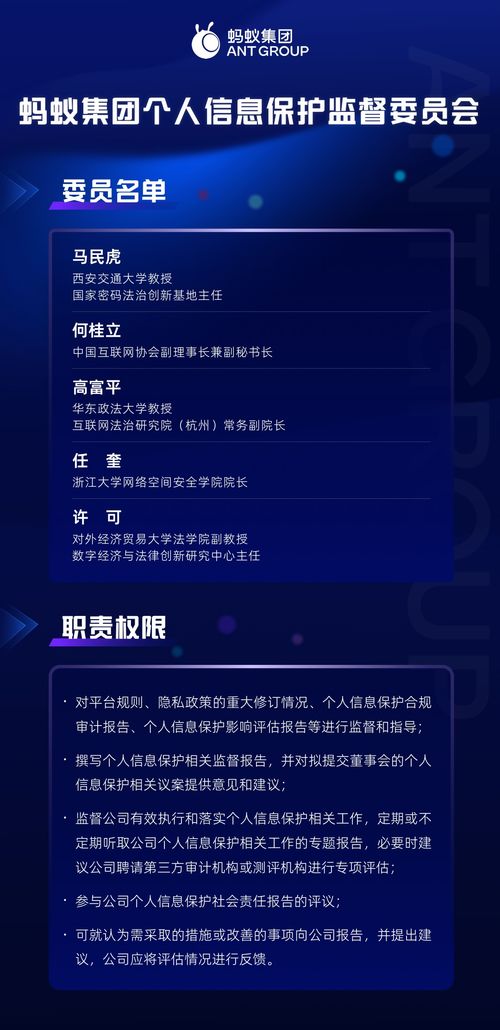 守护数字时代的隐私防线 探秘蚂蚁集团个人信息保护监督委员会